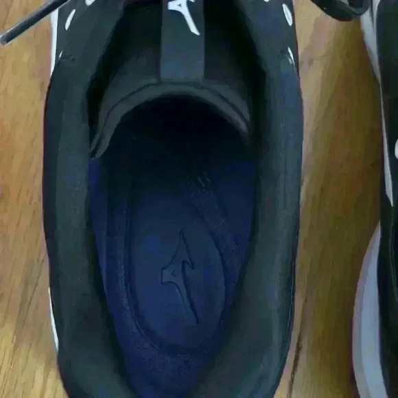 Mizuno Ambition 2 TPU Men’s Baseball Black White Cleats Size 8.5 - Picture 7 of 12